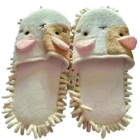🎉HP times 2🎉 NWOT microfiber cat slippers size 7.5 - Picture 3 of 5